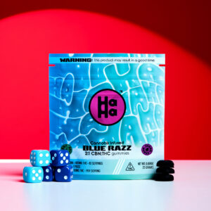 HaHa Blue Razz Gummies 2:1 200mg CBN:100mg THC 10pk